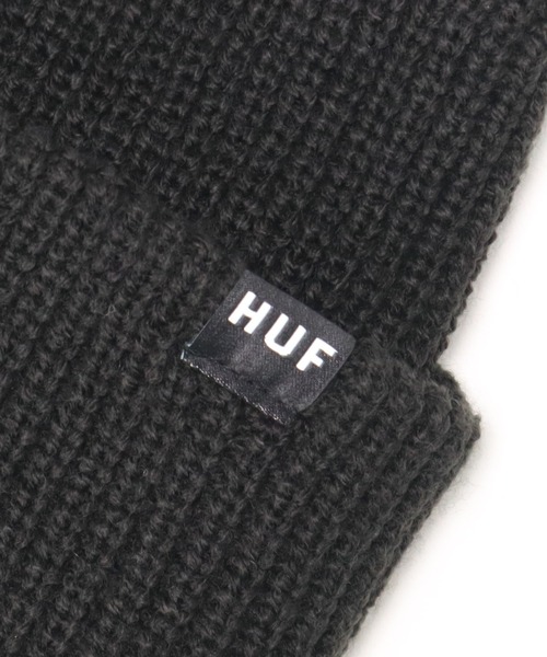 ONSPOTZ(オンスポッツ)の「ハフ HUF 折り返し ニット帽(ニットキャップ/ビーニー・メンズ・グレー/ブラック/グリーン/グレー系その他/ネイビー・FREE)」の7枚目の写真