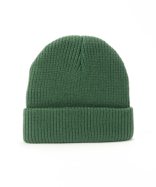 ONSPOTZ(オンスポッツ)の「ハフ HUF 折り返し ニット帽(ニットキャップ/ビーニー・メンズ・グレー/ブラック/グリーン/グレー系その他/ネイビー・FREE)」の10枚目の写真
