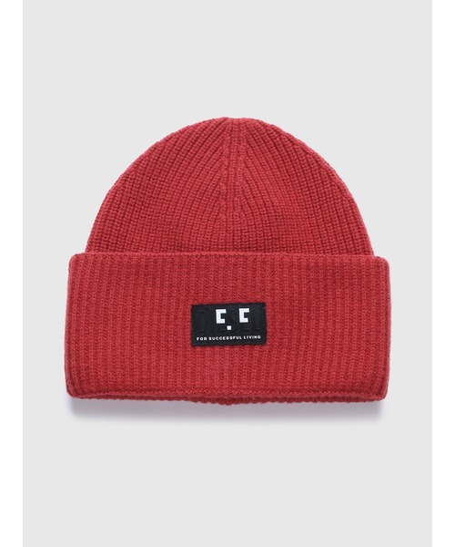 DIESEL(ディーゼル)の「ユニセックス ニットキャップ ニットビーニー(ニットキャップ/ビーニー・メンズ・ホワイト/ブラック/レッド・UNI)」の5枚目の写真