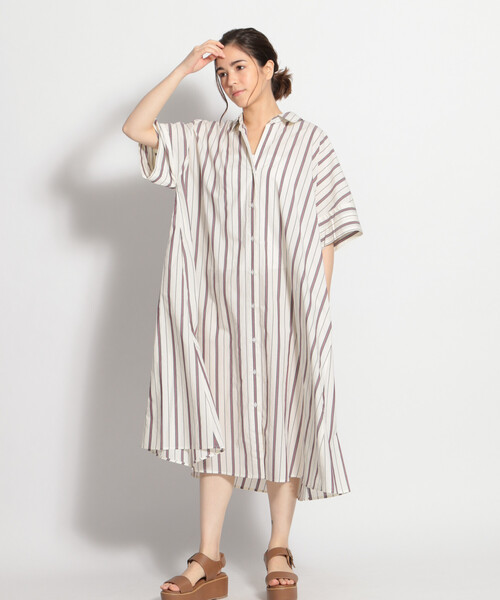 セール ブランド古着 シャツワンピース シャツワンピース Niko And ニコアンド のファッション通販 Zozoused