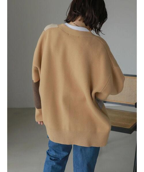 AMERICAN HOLIC（アメリカンホリック）の「ダブルジャガードチェックカーディガン（カーディガン/ボレロ・レディース・マルチ・FREE）」の9枚目の写真