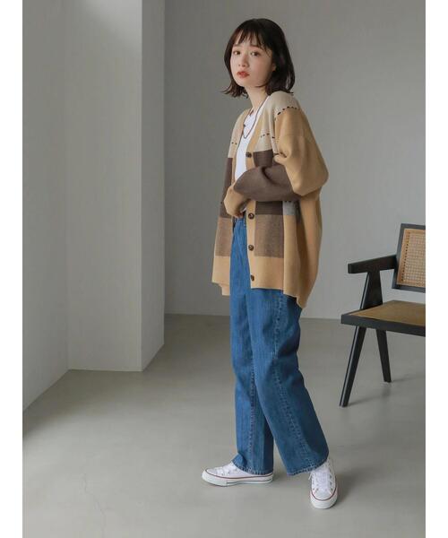 AMERICAN HOLIC（アメリカンホリック）の「ダブルジャガードチェックカーディガン（カーディガン/ボレロ・レディース・マルチ・FREE）」の22枚目の写真