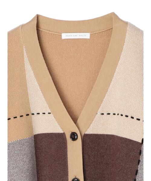 AMERICAN HOLIC（アメリカンホリック）の「ダブルジャガードチェックカーディガン（カーディガン/ボレロ・レディース・マルチ・FREE）」の18枚目の写真