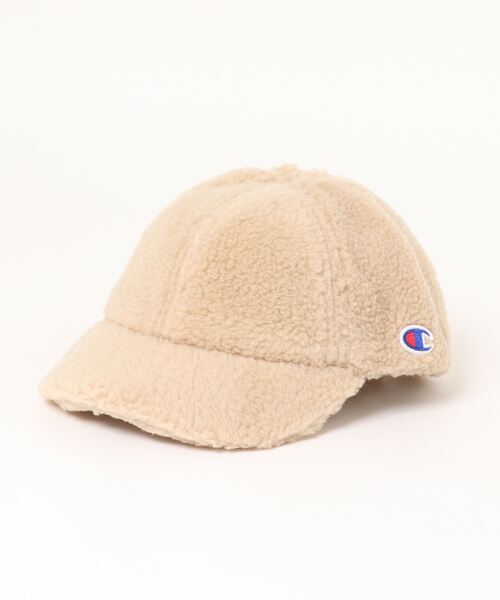 Champion(チャンピオン)の「【KIDS】【Champion/チャンピオン別注】ボアキャップ(キャップ・キッズ・ブラック/キナリ・FREE)」の5枚目の写真