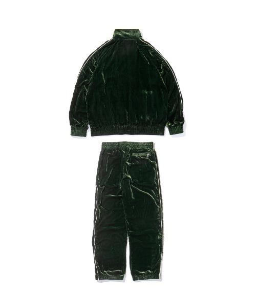 APPLEBUM（アップルバム）の「Velour Tracksuit Set Up（セットアップ・メンズ・グリーン/ネイビー・LARGE/X-LARGE/MEDIUM）」の3枚目の写真