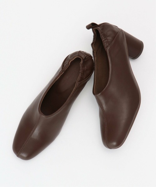 ikka(イッカ)の「センターシームシューティー(パンプス・レディース・ブラウン/ブラック・M/L)」の3枚目の写真