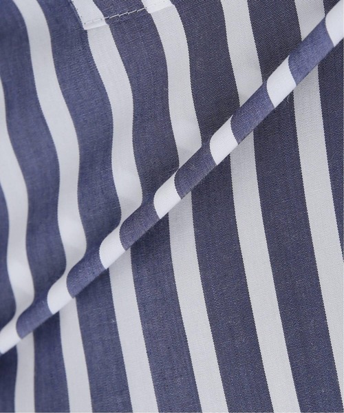 journal standard L'essage（ジャーナルスタンダードレサージュ）の「《追加》シアー/ストライプ バンドカラー シャツ◆2（シャツ/ブラウス・レディース・ブラック/ネイビー・FREE）」の16枚目の写真