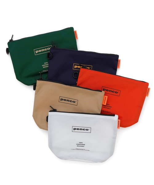 PENCO（ペンコ）の「penco ペンコ バケット ポーチ ナイロン ボート型（ポーチ・レディース・ホワイト/ダークグリーン/ベージュ/ネイビー/オレンジ/ブラック・FREE）」の16枚目の写真