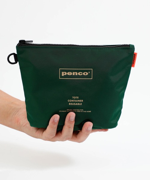 PENCO（ペンコ）の「penco ペンコ バケット ポーチ ナイロン ボート型（ポーチ・レディース・ホワイト/ダークグリーン/ベージュ/ネイビー/オレンジ/ブラック・FREE）」の17枚目の写真