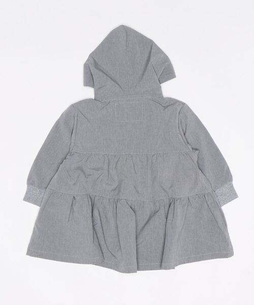 MAKE YOUR DAY(メイクユアデイ)の「ティアードフーディ■80~140cm(ナイロンジャケット・キッズ・ミント/グレー/ベージュ・120/110/100/90/140/130/80)」の16枚目の写真