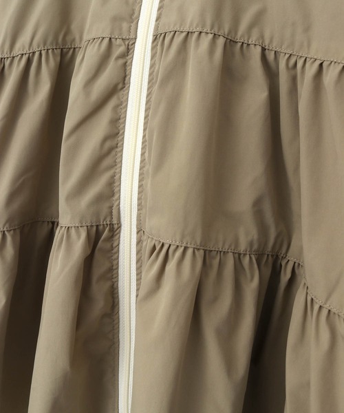 MAKE YOUR DAY(メイクユアデイ)の「ティアードフーディ■80~140cm(ナイロンジャケット・キッズ・ミント/グレー/ベージュ・120/110/100/90/140/130/80)」の12枚目の写真