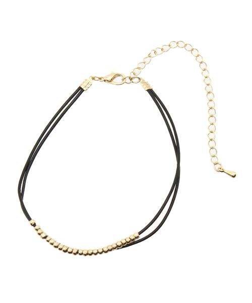 チャイハネ（チャイハネ）の「【チャイハネ】華奢2連ブレスレット&アンクレット（ブレスレット・レディース・グリーン/ブラック/ライトブラウン/レッド/ホワイト/アクア・FREE）」の2枚目の写真