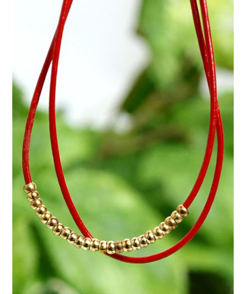 チャイハネ（チャイハネ）の「【チャイハネ】華奢2連ブレスレット&アンクレット（ブレスレット・レディース・グリーン/ブラック/ライトブラウン/レッド/ホワイト/アクア・FREE）」の7枚目の写真