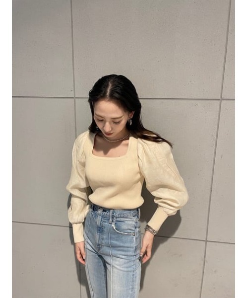 SLY(スライ)の「ROLF PIN TUCK FLARE-C ピンタック フレア デニムパンツ(デニムパンツ・レディース・ライトブルー・24inch/25inch/26inch/23inch)」の12枚目の写真