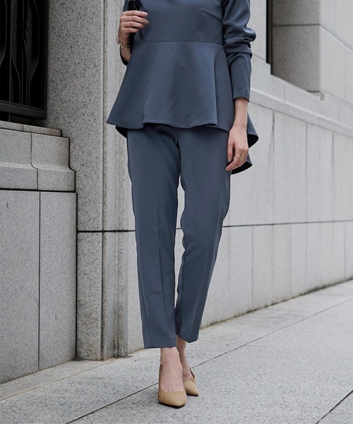 UR'S(ユアーズ)の「スティックパンツ(その他パンツ・レディース・ブラック/ネイビー/グレイッシュベージュ/ホワイト・TM/S/M/L)」の4枚目の写真