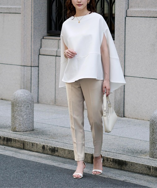 UR'S(ユアーズ)の「スティックパンツ(その他パンツ・レディース・ブラック/ネイビー/グレイッシュベージュ/ホワイト・TM/S/M/L)」の21枚目の写真