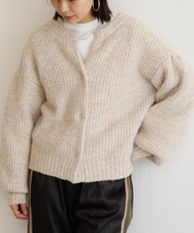 BONbazaar | ざっくりMIXヤーンぽよん袖カーデ(カーディガン/ボレロ)