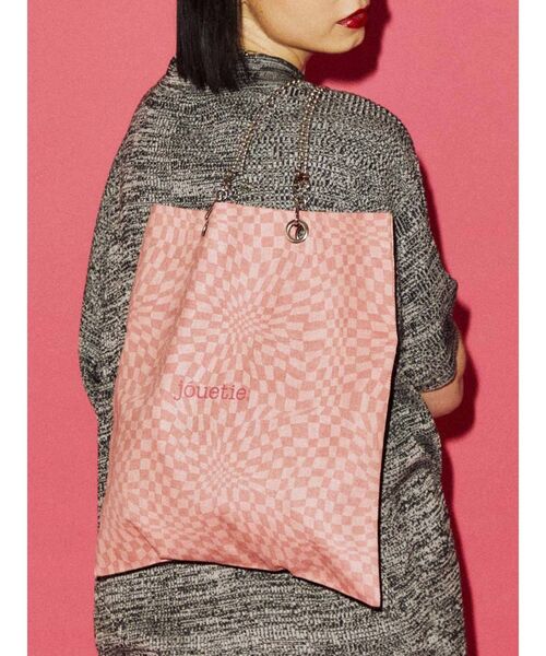 jouetie(ジュエティ)の「jouetie キャンバストート BAG(トートバッグ・レディース・ブラック/ピンク/アイボリー/その他1/その他/その他2・FREE)」の4枚目の写真