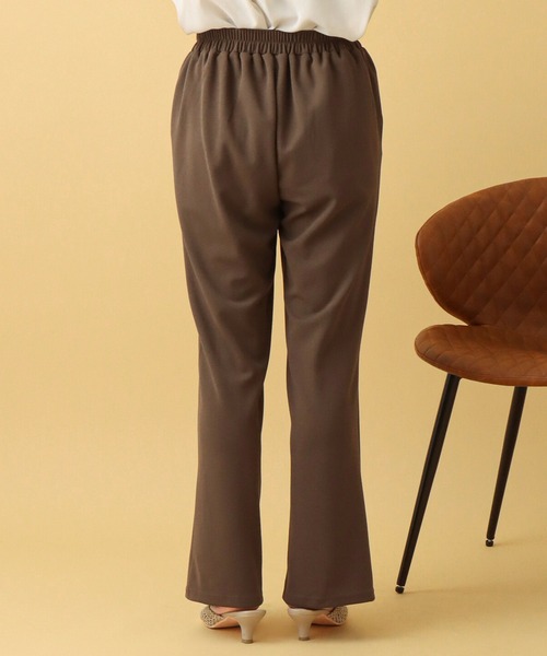 libelle more(リベル モア)の「カットジョーゼット センタースリットフレアパンツ(その他パンツ・レディース・ブラック/モカ/ラベンダー・M)」の22枚目の写真