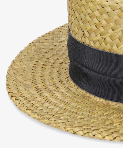 OVERRIDE(オーバーライド)の「OVERRIDE IGUSA BOATER(ハット・メンズ・ナチュラル・60cm/58cm)」の7枚目の写真