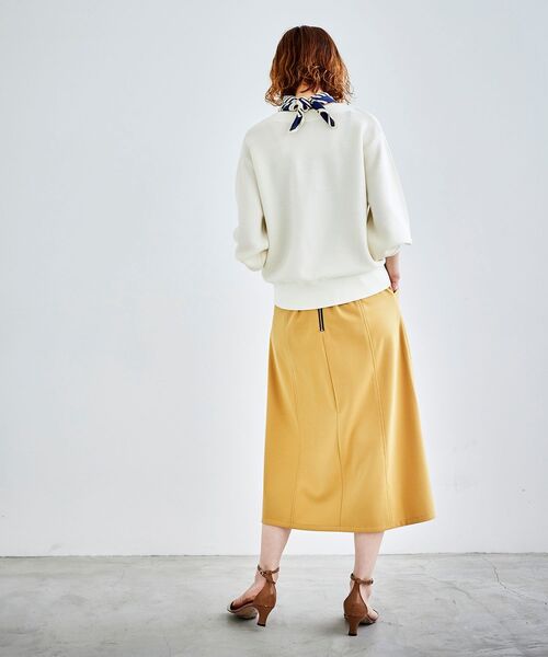 le.coeur blanc（ルクールブラン）の「ガーター編みコクーンスリーブニットプルオーバー（ニット/セーター・レディース・アイボリー/ホワイト系その他/ブルー/ブラック・38）」の12枚目の写真