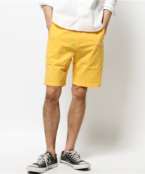 WEGO(ウィゴー)の「WEGO/フレンチリネン混ショーツ(その他パンツ・メンズ・ホワイト/ブルー/サックスブルー/ネイビー/イエロー/レッド系その他・MEDIUM/LARGE)」の19枚目の写真