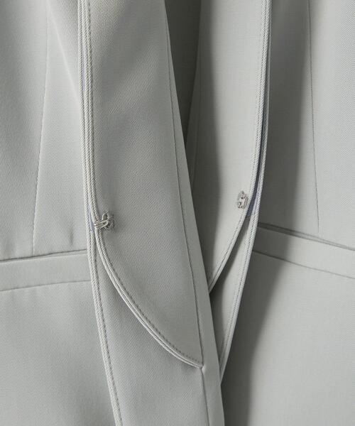 新品 green label relaxing ノーカラージャケットスーツ XS green label relaxing ジャケット ノーカラージャケット