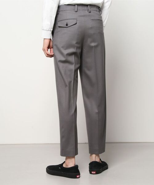 LIDNM（リドム）の「Super100s STRAIGHT TROUSERS（スラックス・メンズ・グレー・SMALL/MEDIUM/LARGE）」の20枚目の写真