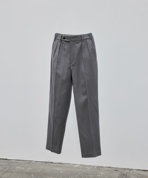 LIDNM（リドム）の「Super100s STRAIGHT TROUSERS（スラックス・メンズ・グレー・SMALL/MEDIUM/LARGE）」の15枚目の写真
