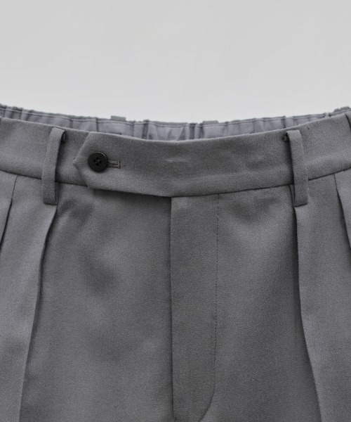 LIDNM（リドム）の「Super100s STRAIGHT TROUSERS（スラックス・メンズ・グレー・SMALL/MEDIUM/LARGE）」の16枚目の写真