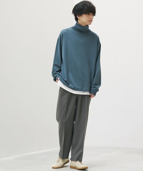 LIDNM（リドム）の「Super100s STRAIGHT TROUSERS（スラックス・メンズ・グレー・SMALL/MEDIUM/LARGE）」の5枚目の写真