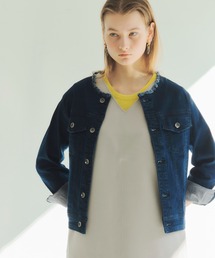 YECCA VECCA | ノーカラーGジャン *◆(デニムジャケット)