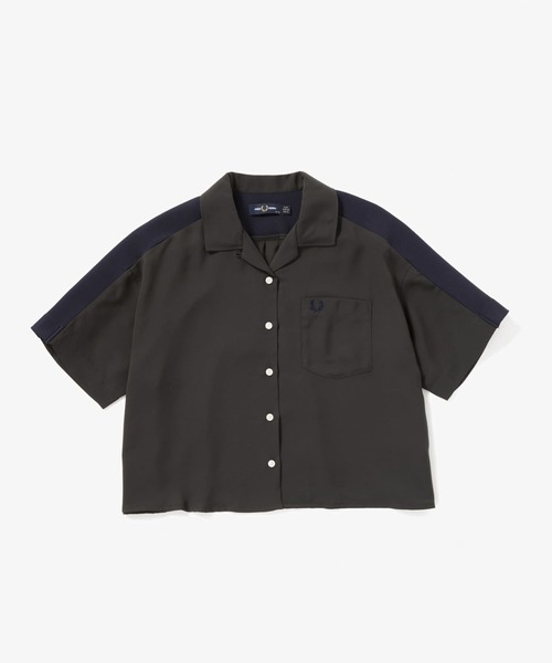 FRED PERRY（フレッドペリー）の「Knit Panelling Revere Shirt 