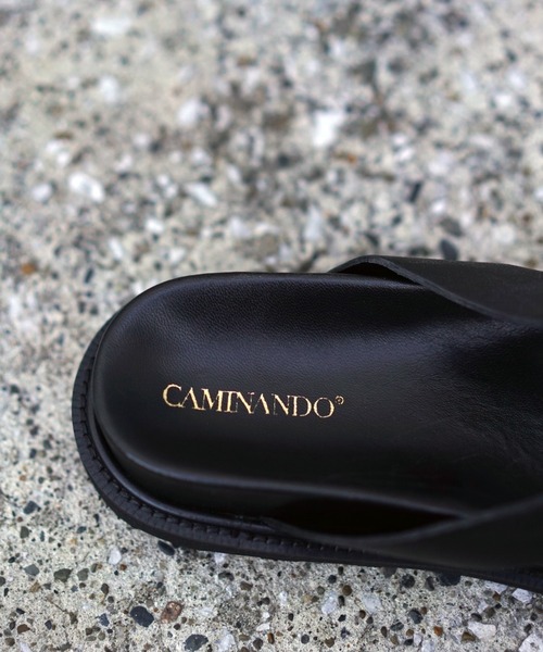 CAMINANDO(カミナンド)の「CAMINANDO(カミナンド) THONG SLIDES /トングサンダル/2216W(サンダル・レディース・オフホワイト/ブラック/ホワイト・5/6/7/8)」の13枚目の写真