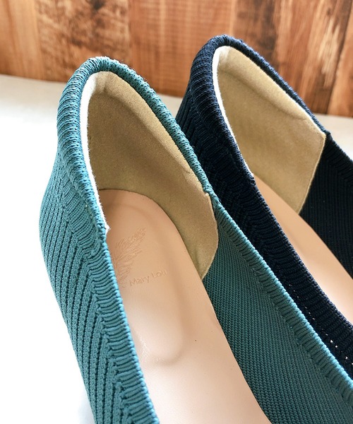 Noubel Voug Relax（ヌーベルヴォーグリラックス）の「クリアヒール ニット パンプス（パンプス・レディース・ブラック/グリーン/アイボリー/パープル・LL/S/M/L）」の17枚目の写真