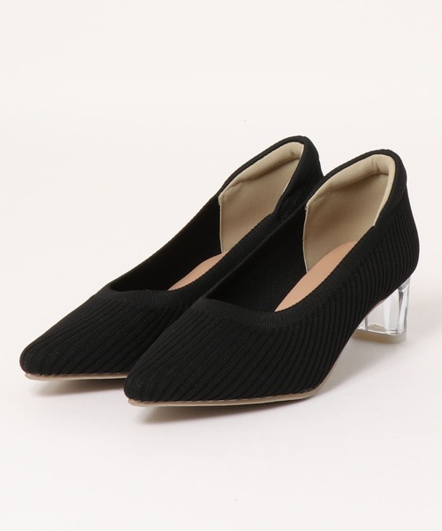 新品 UNITED NUDE クリアヒール パンプス