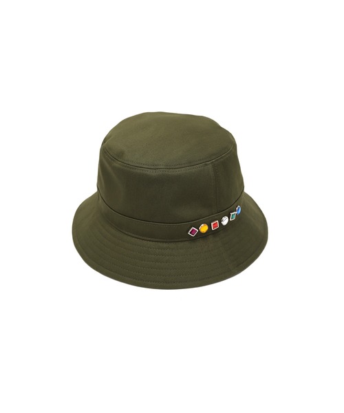 MYne（マイン）の「【MYne】Rhinestone Bucket Hat（ハット・メンズ・ブラック/カーキ・FREE）」の2枚目の写真