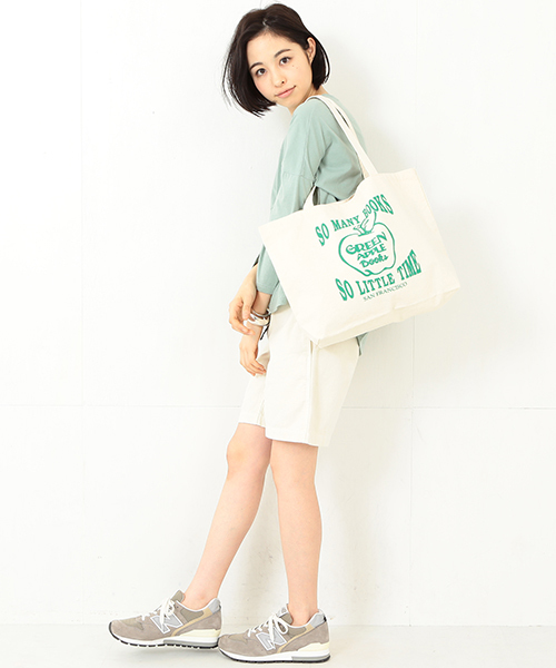 Bogey Boy トートバッグ アイボリー・グリーン cut22_469.png?v=1717670752