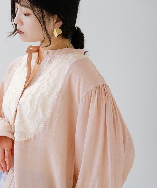 Bab(バブ)の「モチーフレースシアーワンピース(ワンピース・レディース・ブラック/ピンク/ホワイト系その他・M)」の14枚目の写真