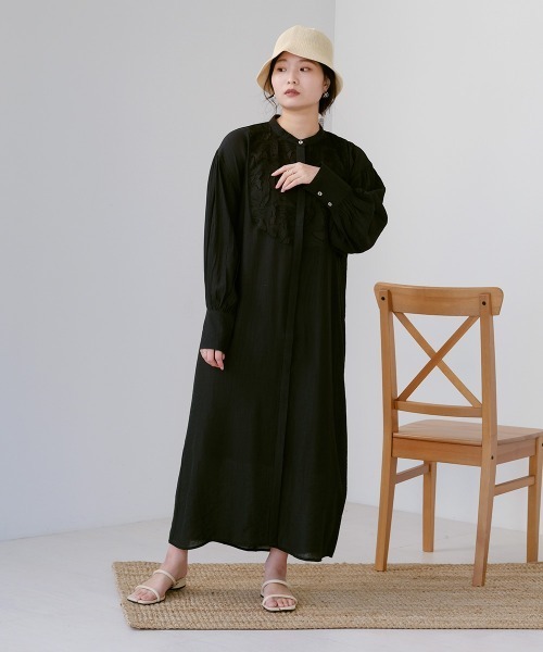 Bab(バブ)の「モチーフレースシアーワンピース(ワンピース・レディース・ブラック/ピンク/ホワイト系その他・M)」の22枚目の写真