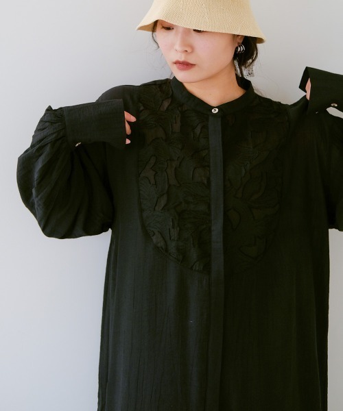 Bab(バブ)の「モチーフレースシアーワンピース(ワンピース・レディース・ブラック/ピンク/ホワイト系その他・M)」の9枚目の写真