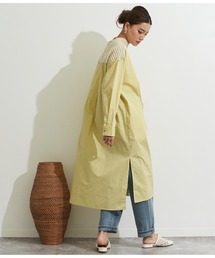 Settimissimo（セッティミッシモ）の「ニット×シャツドッキングワンピース（ワンピース）」