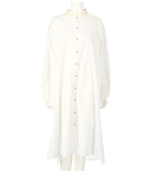 Settimissimo（セッティミッシモ）の「ニット×シャツドッキングワンピース（ワンピース・レディース・オフホワイト/イエロー・FREE）」の8枚目の写真