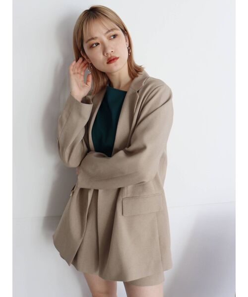 MURUA(ムルーア)の「パウダーツイルラップキュロット【セットアップ着用可能】(その他パンツ・レディース・ブラック/ベージュ/ブラウン/その他1・1/2)」の15枚目の写真