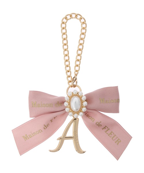 Maison de FLEUR(メゾンドフルール)の「イニシャルリボンパールチャーム(チャーム・レディース・A/C/D/E/F/G/H/I/J/K/L/M/N/R/S/T/Y・FREE)」の18枚目の写真
