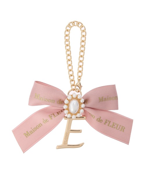 Maison de FLEUR(メゾンドフルール)の「イニシャルリボンパールチャーム(チャーム・レディース・A/C/D/E/F/G/H/I/J/K/L/M/N/R/S/T/Y・FREE)」の19枚目の写真