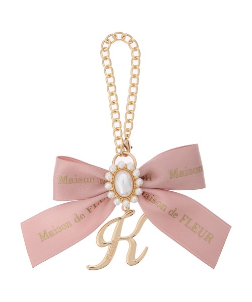 Maison de FLEUR(メゾンドフルール)の「イニシャルリボンパールチャーム(チャーム・レディース・A/C/D/E/F/G/H/I/J/K/L/M/N/R/S/T/Y・FREE)」の21枚目の写真