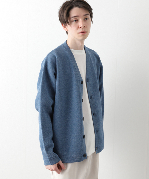 B.C STOCK(ベーセーストック)の「POLYESTER 2INSET カーディガン(カーディガン/ボレロ・メンズ・チャコールグレー/ベージュ/ネイビー/グリーン/ブルー系その他・MEDIUM/LARGE)」の8枚目の写真