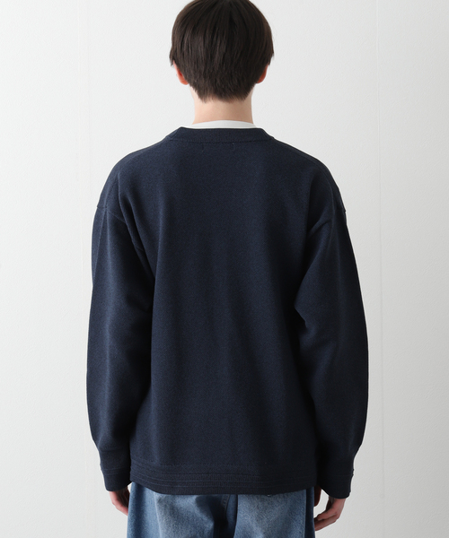 B.C STOCK(ベーセーストック)の「POLYESTER 2INSET カーディガン(カーディガン/ボレロ・メンズ・チャコールグレー/ベージュ/ネイビー/グリーン/ブルー系その他・MEDIUM/LARGE)」の13枚目の写真