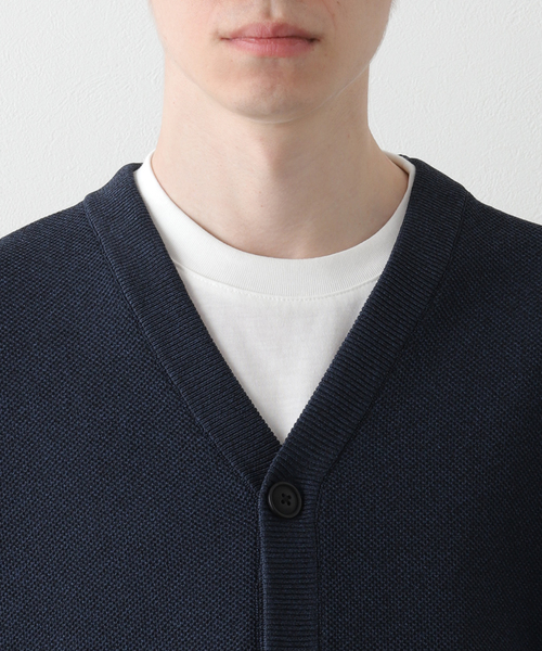 B.C STOCK(ベーセーストック)の「POLYESTER 2INSET カーディガン(カーディガン/ボレロ・メンズ・チャコールグレー/ベージュ/ネイビー/グリーン/ブルー系その他・MEDIUM/LARGE)」の14枚目の写真